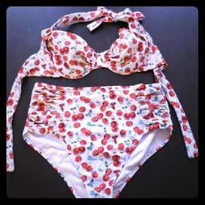 50's High Waisted Swimsuit